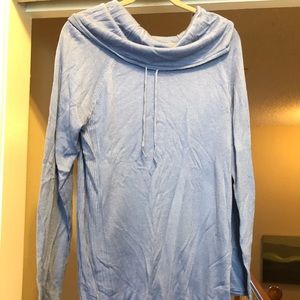 Cowl neck maternity sweater